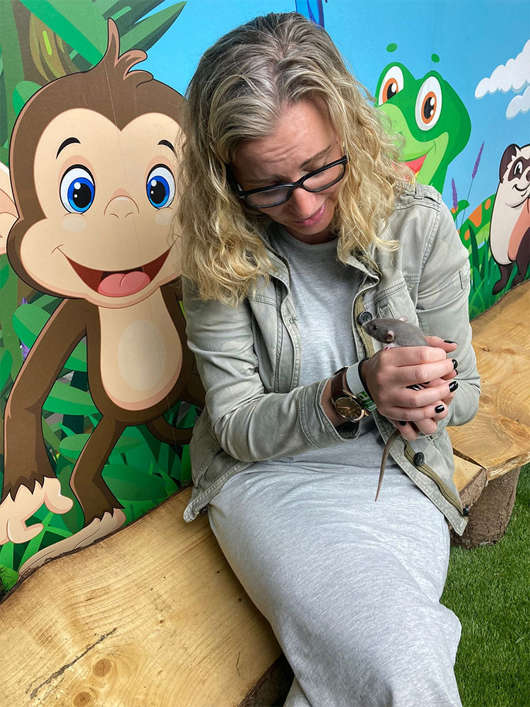party-cave-animal-handling-mouse